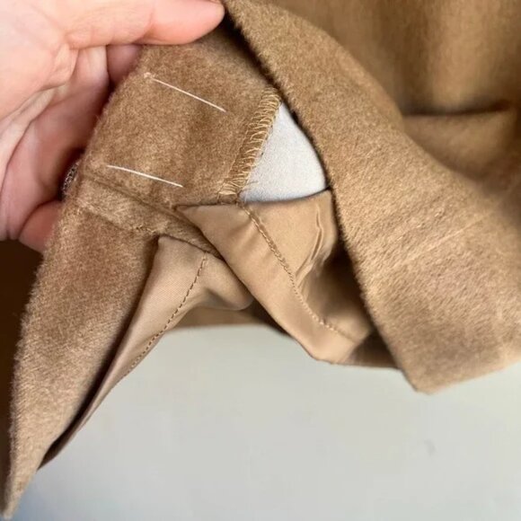 Talbots luxury Tan 100% camel hair pencil skirt size 8 Made in Italy - Picture 5 of 7